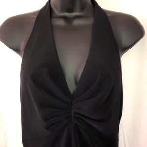 713. NWOT Jones New York Evening Black Halter Gown